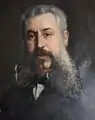 Portrait du peintre italien Achille Talarico (1837 - 1902).