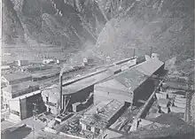 L'aciérie est étagée sur 5 niveaux