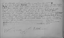 Acte de naissance de France Pejot