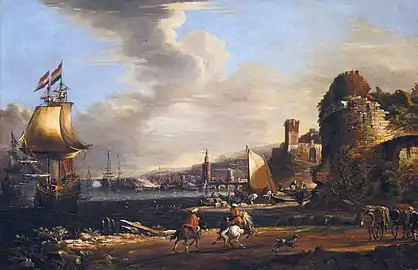 Le Port de Gènes, vers 1660(National Maritime Museum, Londres).
