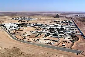 Vue du ciel de la Base aérienne de Prince Sultan