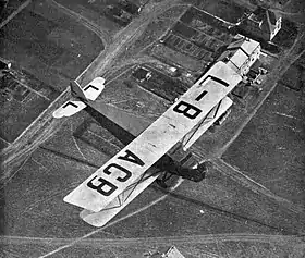 Un Aero A-38 à moteur Bristol Jupiter en vol en 1933.