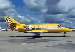 Corvette 100 de la TAT en 1978 à Paris-Orly