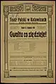 Affiche, 1926, Théâtre Polski de Katowice
