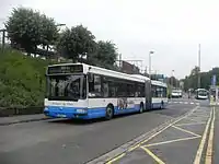 Irisbus Agora L sur la ligne MI en gare de Combs-la-Ville - Quincy.
