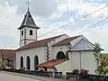 L'église Saint-Quirin (côté nord-est).