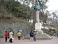Colonne donnée par Mussolini.