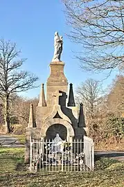 Le sanctuaire de la source de la Bouzanne en 2011.