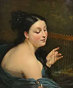 Jeune femme à la harpe, 1826
