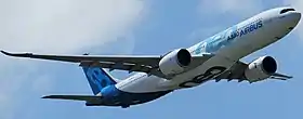 L'A330neo présenté au salon aéronautique de Paris-Le Bourget 2019.