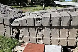 Détail du décor (stèle n°1).