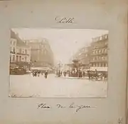 Place de la gare avant 1914