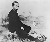 Albert Einstein en 1894.
