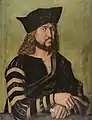 Portrait de Frédéric III de Saxe, par Albrecht Dürer.