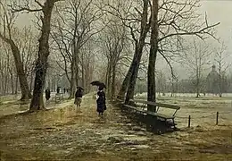 Jardin de Saxe, 1887.