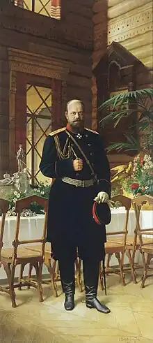 Portrait d'Alexandre III (1896), Musée historique d'État de Moscou