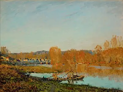 Alfred Sisley, L'Automne : bords de la Seine près de Bougival (1873)