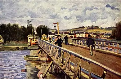 Passerelle d'ArgenteuilSisley, 1872.