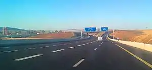 Autoroute algérienne A1 aux environs d'Oran.