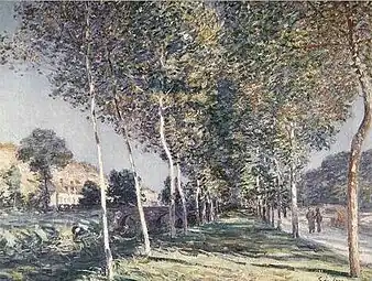Allée de peupliers aux environs de Moret-sur-Loing, 1889Paris, musée d'Orsay