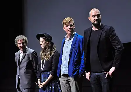 Portrait de Christopher Bartos, Allie X, Jeff Morrow et Todor Kobakov