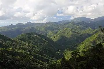 Panorama depuis le mont Cotilla