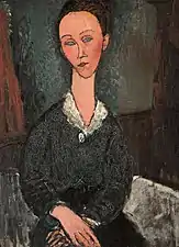 Amedeo Modigliani, Femme au col blanc.
