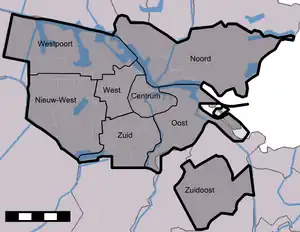 8 arrondissements d'Amsterdam