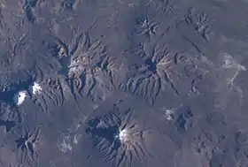 Vue satellite du Patilla Pata (centre gauche).