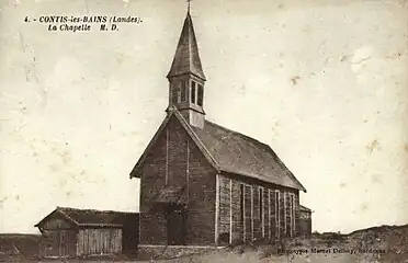 Ancienne chapelle en bois de Contis (1869-1942)