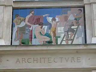 Panneau en céramique Architecture.