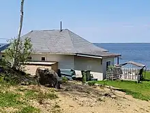 L'ancienne gare d'Inkerman, désormais une maison à Caraquet.