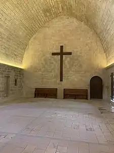 Anciens dortoirs des moines cisterciens de l'abbaye Notre-Dame de Sénanque.