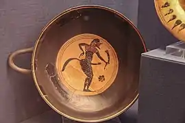 Kylix à figures noires (vers -580)