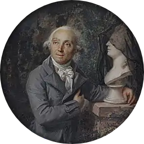 Portrait de M. Pinson, miniature sur ivoire.