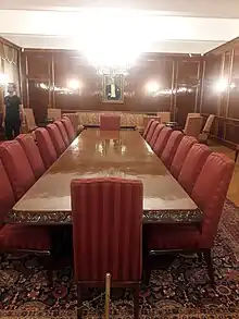 Salle de réunion au musée İş Bankası Ankara