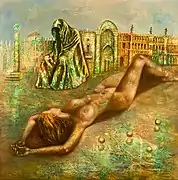 To be or not to be (1982), 100 × 100 cm, localisation inconnue.