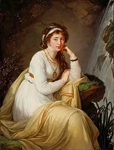 Portrait d’Anna Ivanovna Tolstoy(Baryatinskaya), 1796par Élisabeth Vigée Le BrunMusée des beaux-arts du Canada.