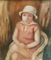 Annette au chapeau blanc, 1929, hst, 65 × 54 cm, musée de la Société historique et littéraire polonaise, Bibliothèque polonaise de Paris.