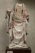Statue de sainte Barbe, chapelle du Temple (2e moitié du XVIe siècle, musée des Augustins).