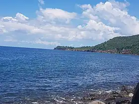 Anse Marsolle et pointe Marsolle en septembre 2023.