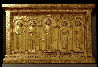 L'Antependium (devant d'autel), aujourd'hui au musée de Cluny.