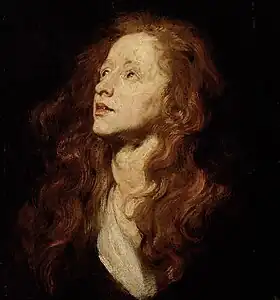 Tête de femme rousse, 1618-1620.
