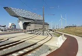 La station de tramway sise Mexicostraat en juillet 2019.