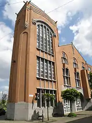 Caserne de pompiers à Anvers (Art déco, Émile Van Averbeke)