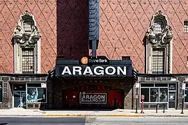 Entrée de l'Aragon.