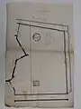 Plan du cimetière en 1778