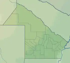 Voir sur la carte topographique du Chaco