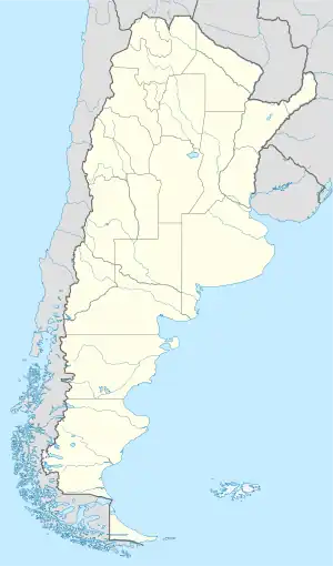 Carte de l'Argentine