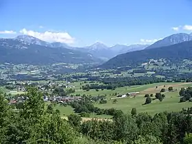 Arith depuis la montagne de Bange, au nord-ouest.